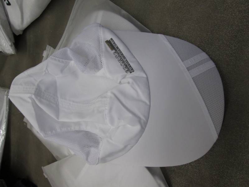 lot 27 image: Lot of 3 White Mens Mesh Caps...