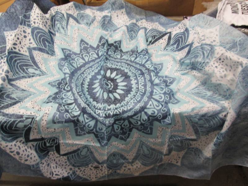 lot 33 image: 6 Large Square Scarves ...