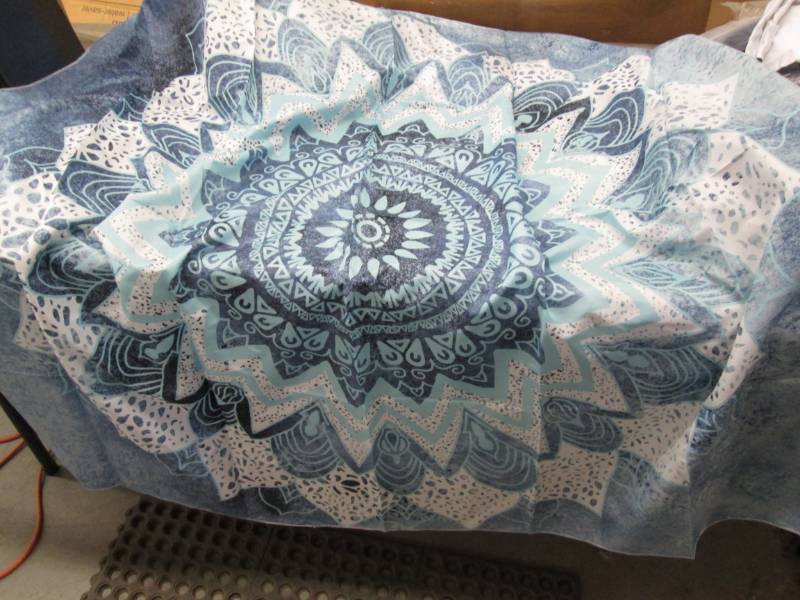 lot 34 image: 6 Large Square Scarves ...
