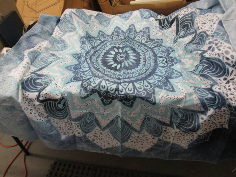 lot 38 image: 6 Large Square Scarves ...