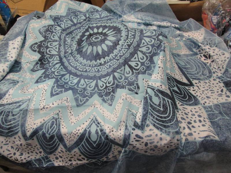 lot 98 image: 6 Large Square Scarves ...