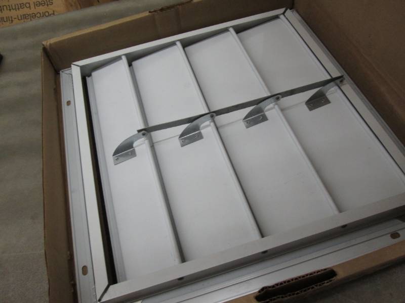 lot 126 image: Master Flow 20 in. Aluminum Gable M...