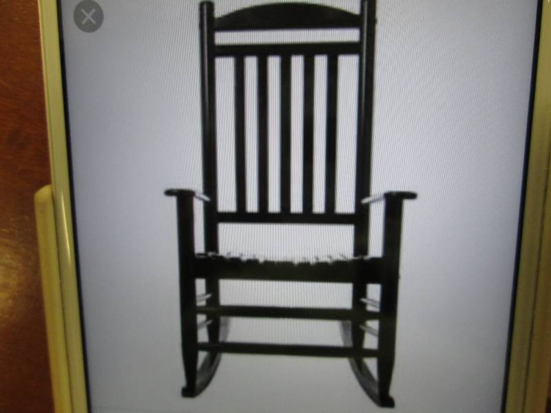 lot 228 image: Hampton Bay Black Wood IndoorOutdo...