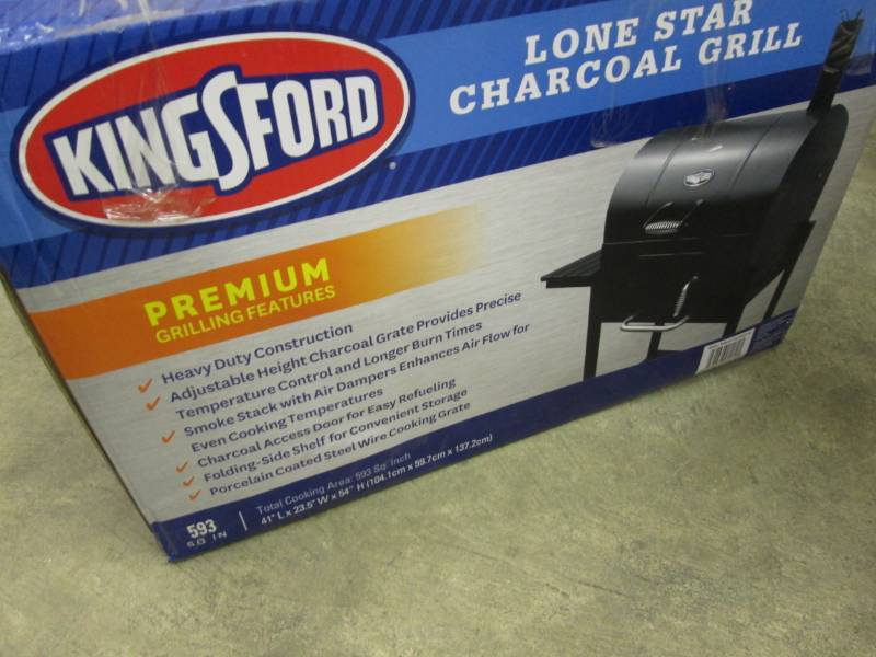 lot 230 image: Kingsford Lone Star Charcoal Grill ...