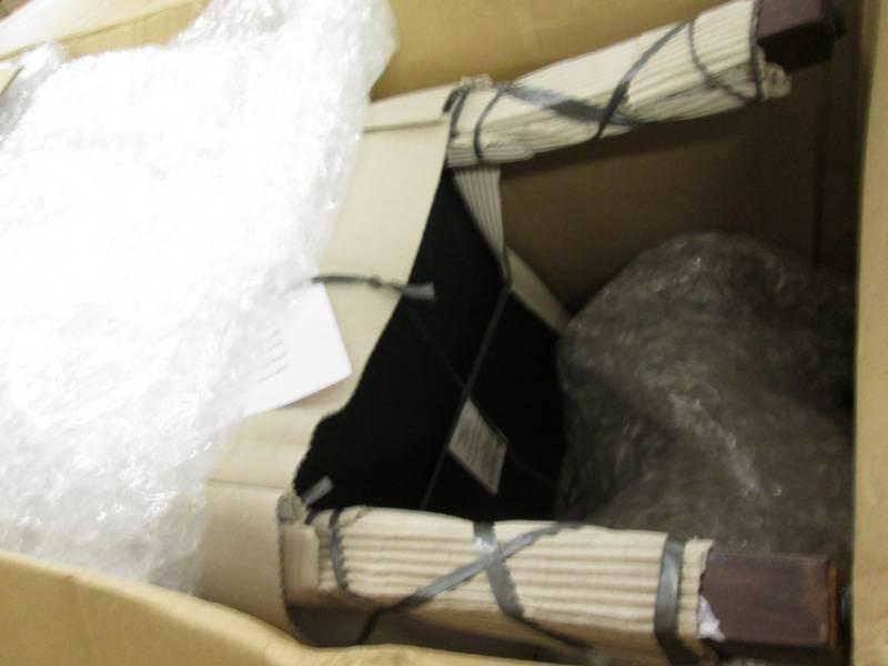 lot 263 image: Louisa Abaca Cushioned Seat Dining ...
