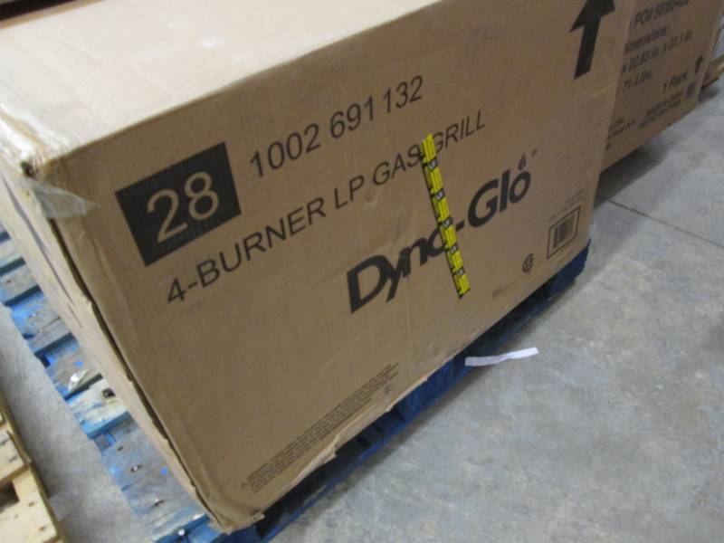 lot 275 image: Dyna-Glo 4-Burner Open Cart LP Gas ...