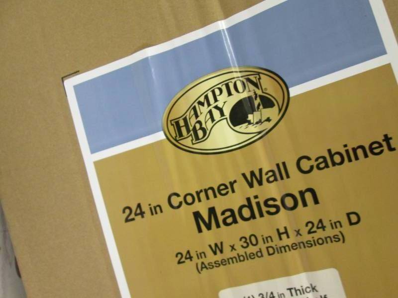 lot 282 image: Hampton Bay Madison Assembled 24x30...