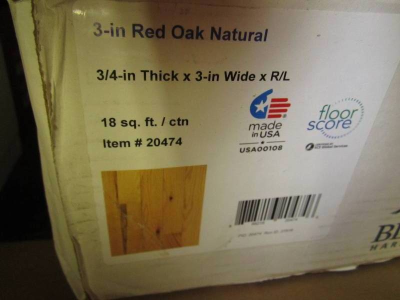 lot 321 image: 2 cases of pre-finished hardwood flooring