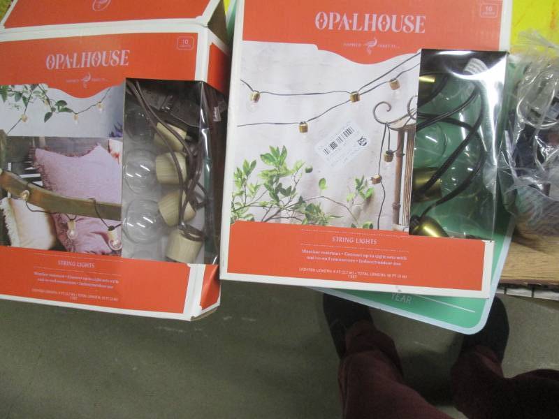 lot 205 image: lot of string lights...