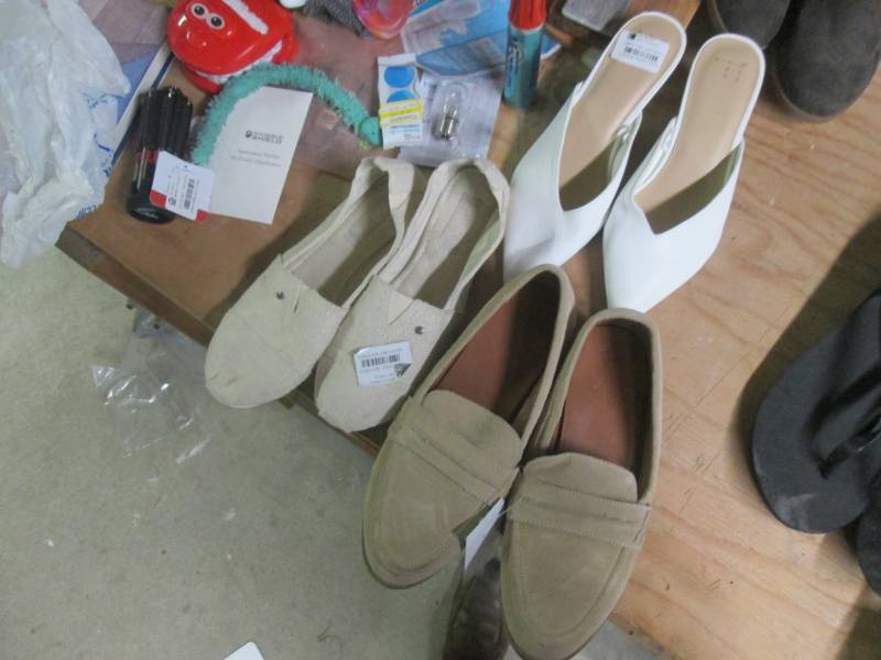 lot 243 image: size 7 womens shoes pairs...