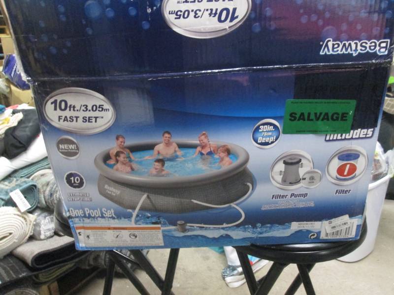 lot 14 image: best way swimming pool untested...