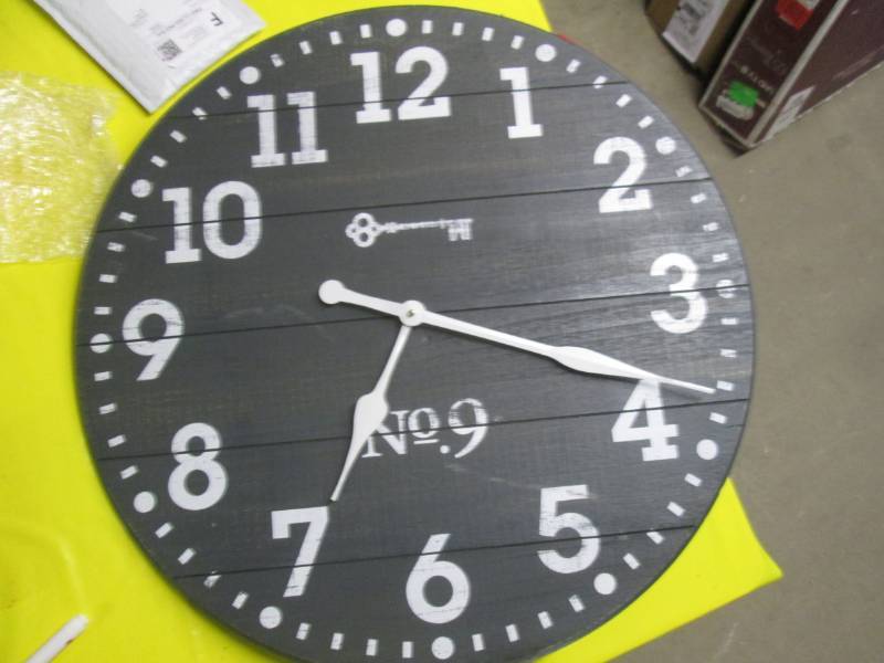lot 16 image: 36 inch clock...