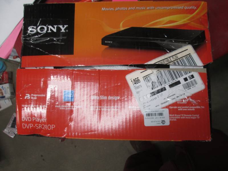 lot 54 image: sony DVD player...