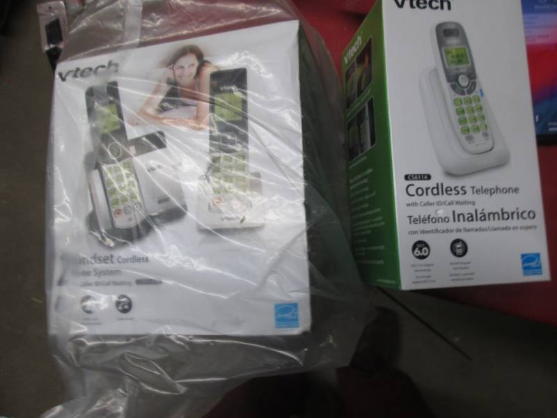lot 63 image: vtech wireless phone set...