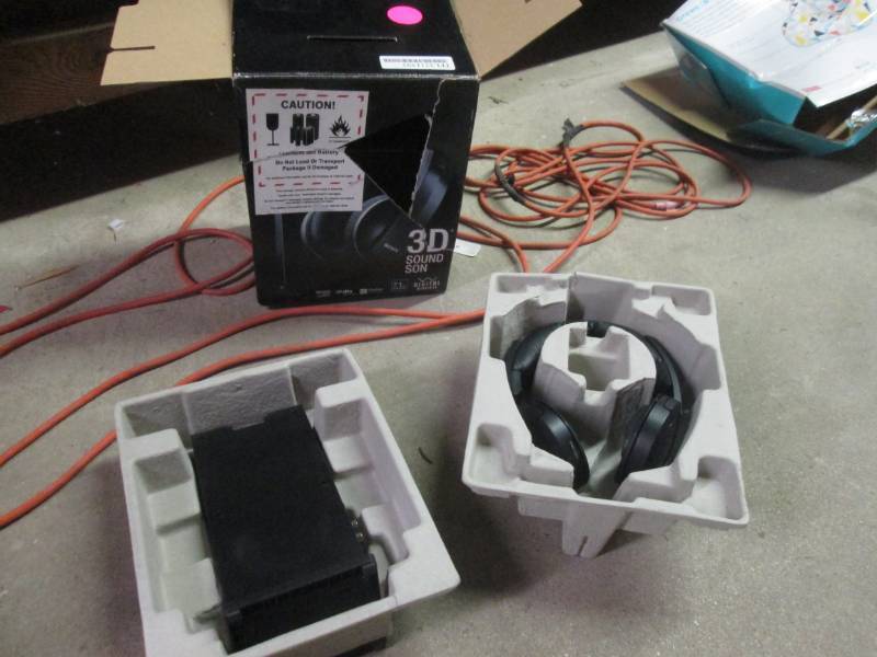lot 98 image: Sony headphone 3D sound...