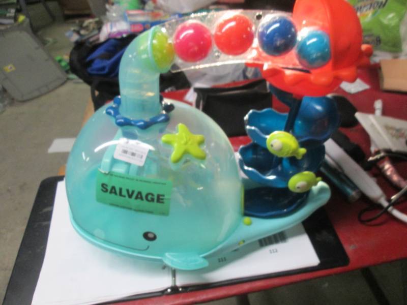 lot 107 image: whale learning toy...
