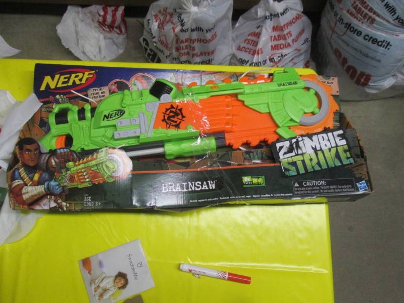 lot 117 image: nerf gun zombie strike...