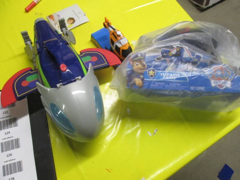 lot 126 image: lot of kids toys PJ mask and paw pa...