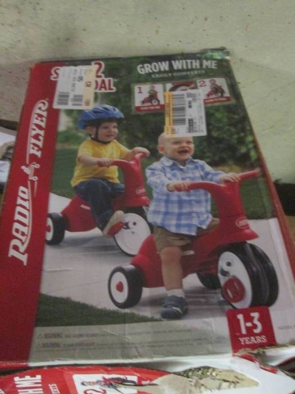 lot 140 image: radio flyer push scooter...