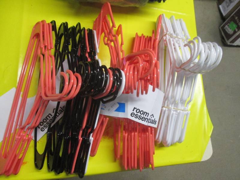 lot 155 image: lot of 50 hangers...