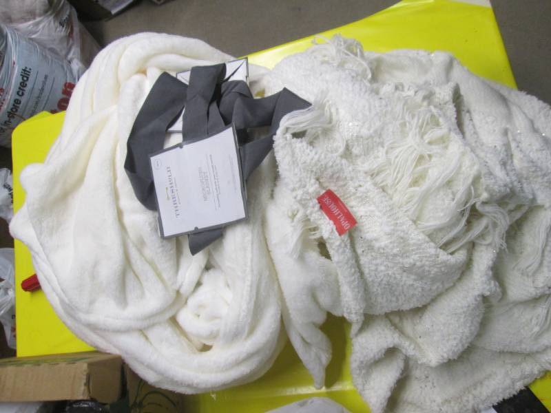 lot 164 image: twin microplush blanket and opalhou...