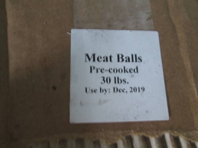 Pre Cooked meatballs, 30#...