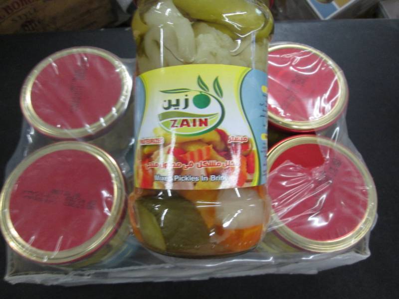 2 Cases of 6 Jars Zain Mixed Pickle...
