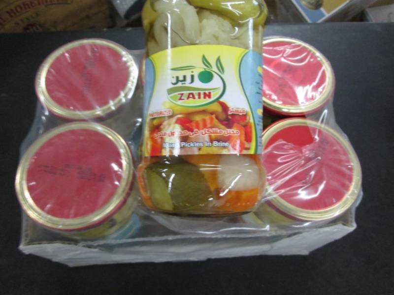 2 Cases of 6 Jars Zain Mixed Pickle...