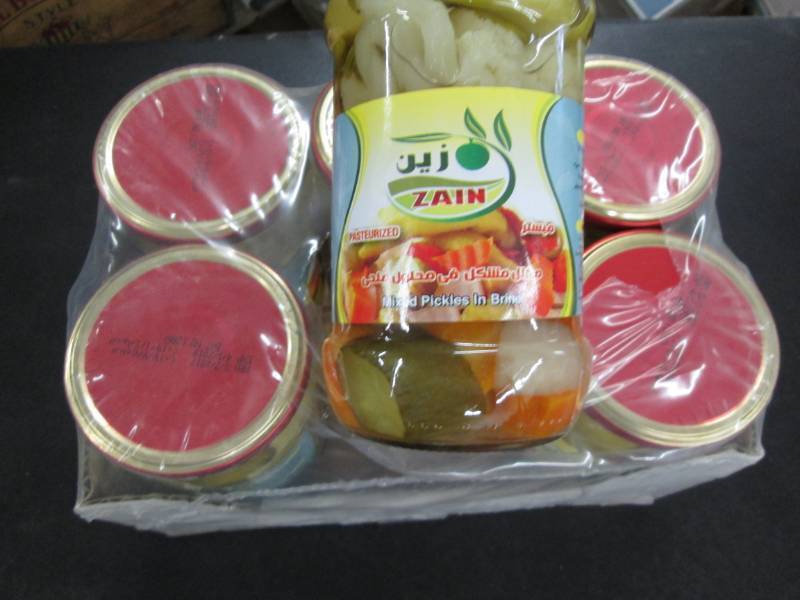 2 Cases of 6 Jars Zain Mixed Pickle...