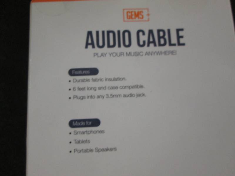 Case of 48 Gems Braided Audio Cable...