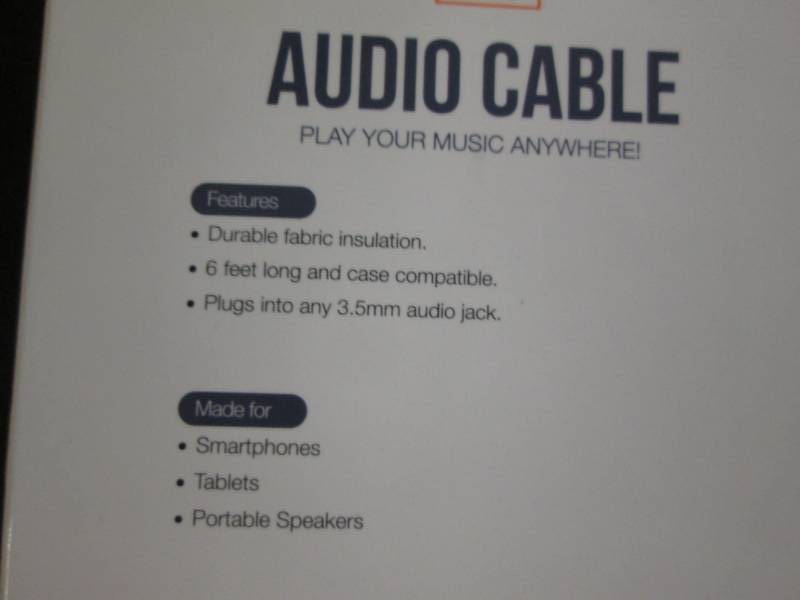 Case of 48 Gems Braided Audio Cable...