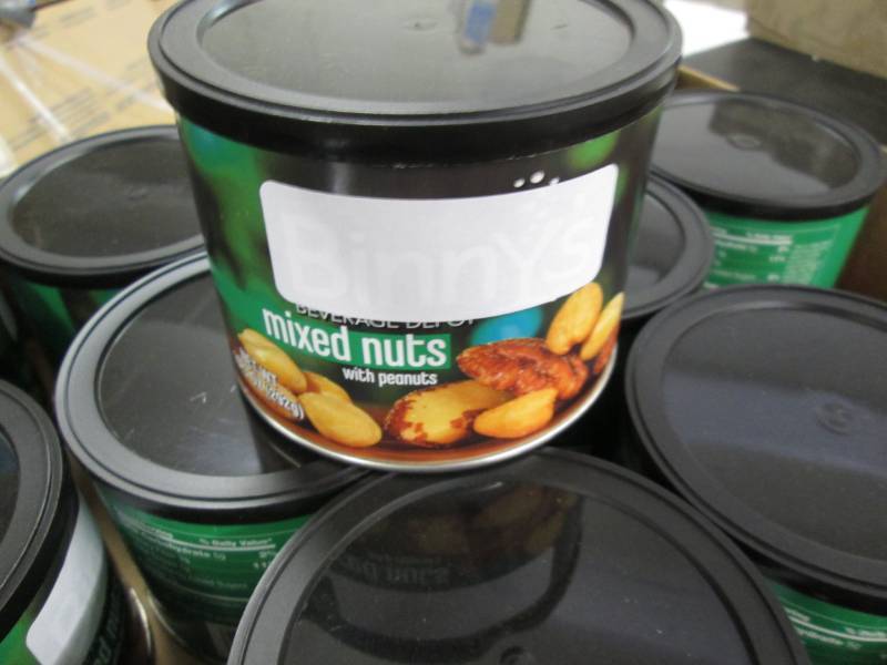Case of 12 -10.3 oz Cans Mixed Nuts...