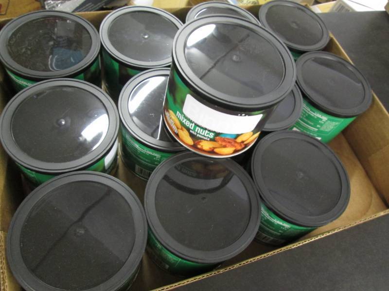 Case of 12 -10.3 oz Cans Mixed Nuts...