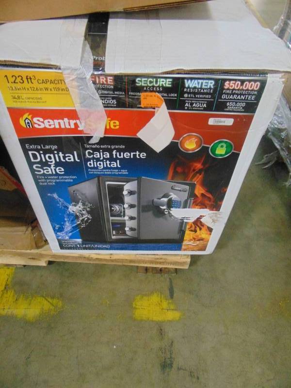 lot 207 image: SentrySafe 1.23 cu. ft. Electronic Lock Fire Safe SFW123GTC
