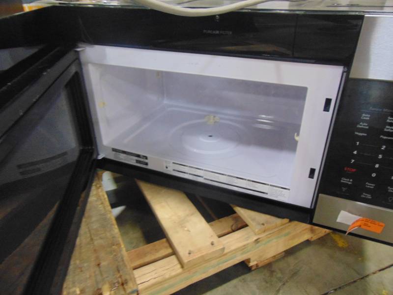 lot 240 image: Frigidaire Gallery 1.7-cu ft Over-the-Range Microwave with Sensor Cooking Controls (Smudge-Proof Stainless Steel) (Common 30-in Actual 29.875-in) FGMV176NTF