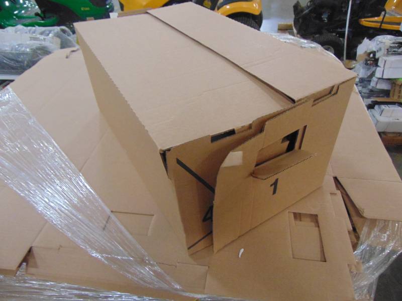 lot 247 image: Entire Pallet - Corrugated Cardboard 23 x 14 x 10