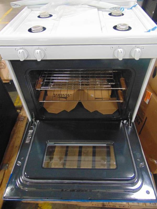 lot 268 image: Frigidaire Freestanding 4.2-cu ft Gas Range (White) (Common 30-in Actual 29.875-in) FFGF3012TW
