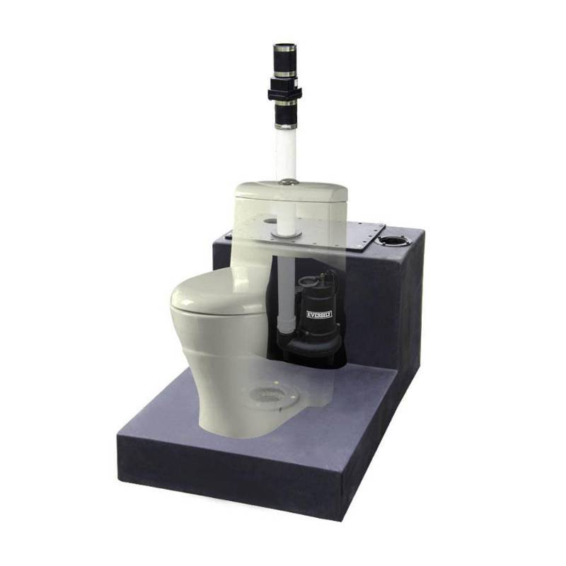 lot 58 image: Everbuilt 12 HP Upflush System Sewage Pump Kit, SW0501TC