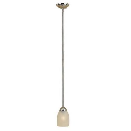 lot 14 image: Case of 6 Monument 617515 Essen Lighting Collection, 1 Light Pendant, Polished Chrome, 617515