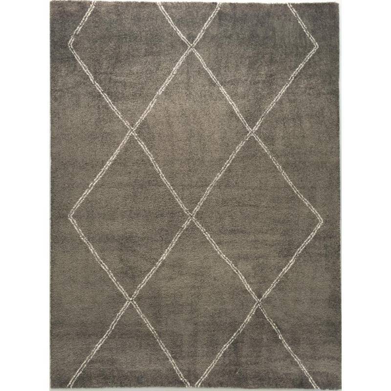 lot 75 image: Home Decorators Collection Diamond Maze Grey 7 ft. 10 in. x 10 ft. Area Rug, 3001744