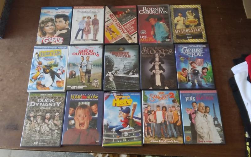 lot 12 image: 15 DVDs