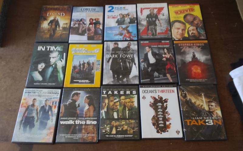 lot 14 image: 15 DVDs