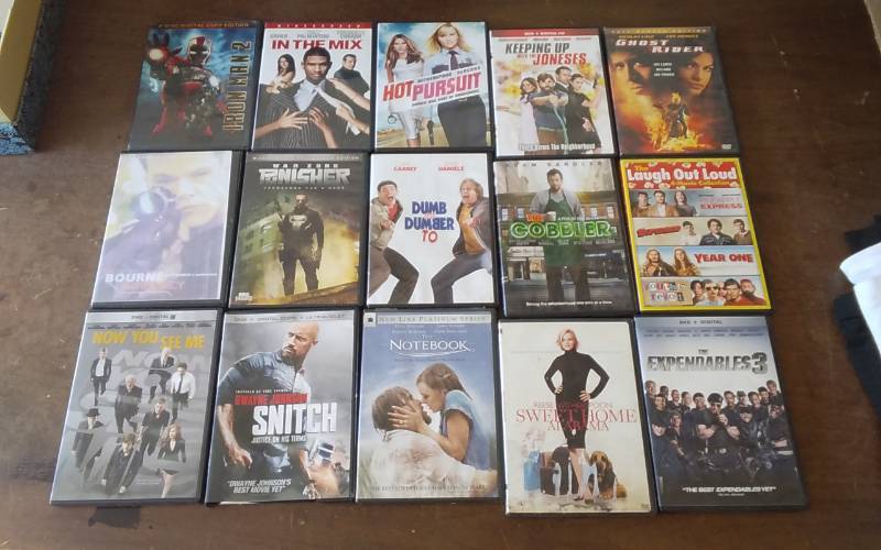 lot 17 image: 15 DVDs