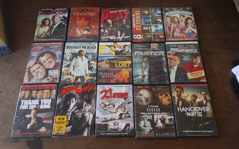 lot 19 image: 15 DVDs