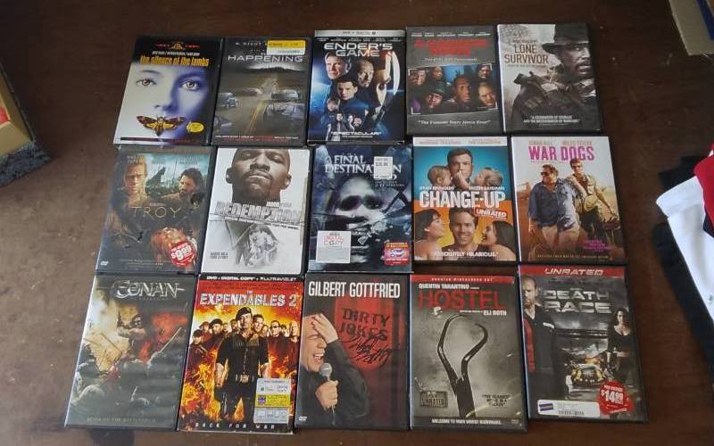 lot 21 image: 15 DVDs