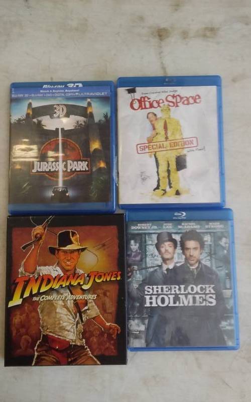 lot 27 image: 3-Blue-Ray  1-Indiana Jones Complete Box Set