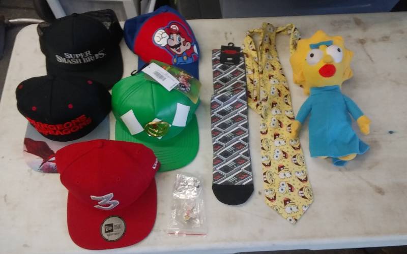 lot 53 image: Cartoons, Comics, Caps, Neck Ties, Sponge Bob