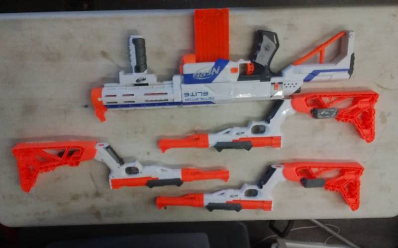 lot 55 image: Nerf Guns