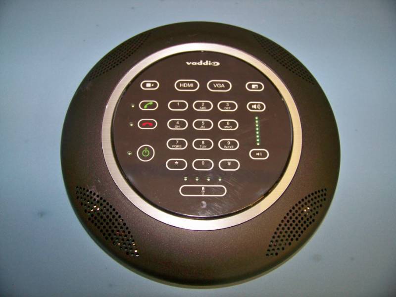 lot 43 image: (2) Vaddio, BaseSTATION Mic-Docks and (2) BaseSTATION Cameras with Wall Mounts