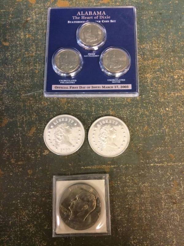 lot 1 image: Coins